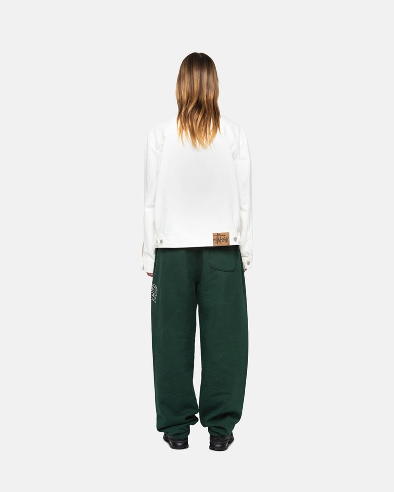 Calças Stussy SPORT SWEATPANT Verdes Escuro | 14697-BJQX