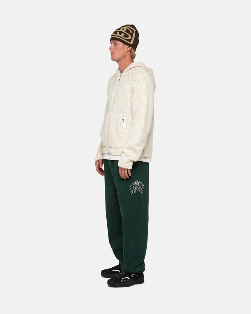 Calças Stussy SPORT SWEATPANT Verdes Escuro | 14697-BJQX