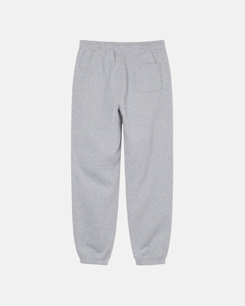 Calças Stussy STOCK LOGO SWEATPANT Cinzentas | 41860-UACY