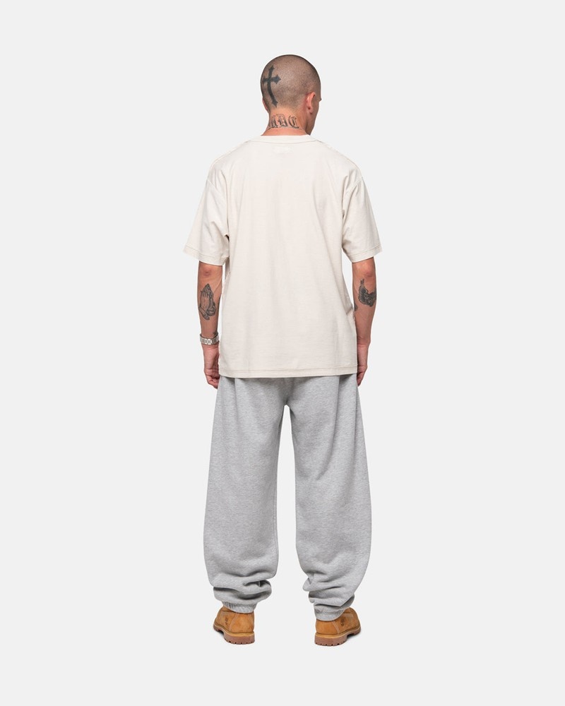 Calças Stussy STOCK LOGO SWEATPANT Cinzentas | 41860-UACY