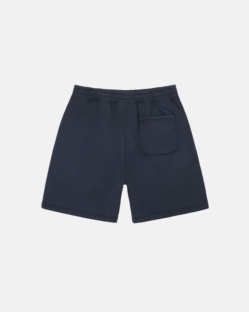 Calças Stussy STOCK LOGO SWEATSHORT Azul Marinho | 07159-OVLE