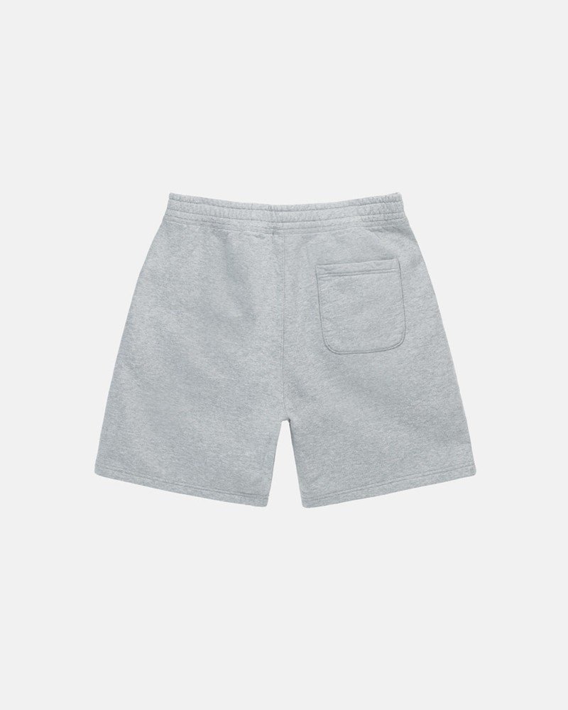 Calças Stussy STOCK LOGO SWEATSHORT Cinzentas | 25893-YTZM