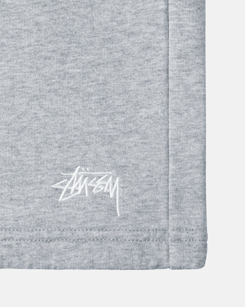 Calças Stussy STOCK LOGO SWEATSHORT Cinzentas | 25893-YTZM