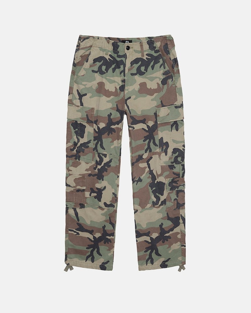 Calças Stussy SURPLUS CARGO RIPSTOP Camufladas | 06753-XIMF