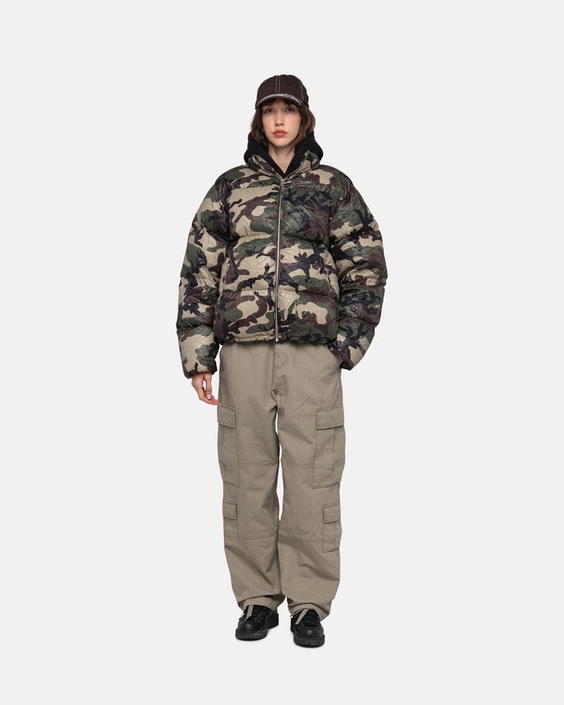 Calças Stussy SURPLUS CARGO RIPSTOP Verde Oliva | 21803-SFHO