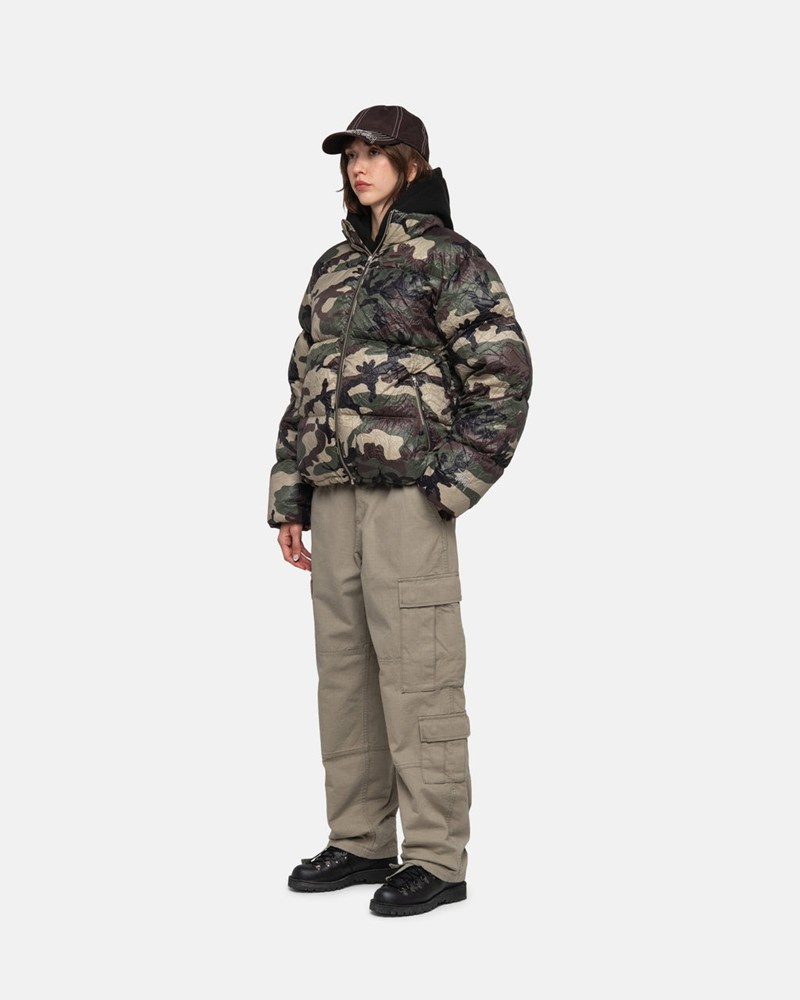 Calças Stussy SURPLUS CARGO RIPSTOP Verde Oliva | 21803-SFHO