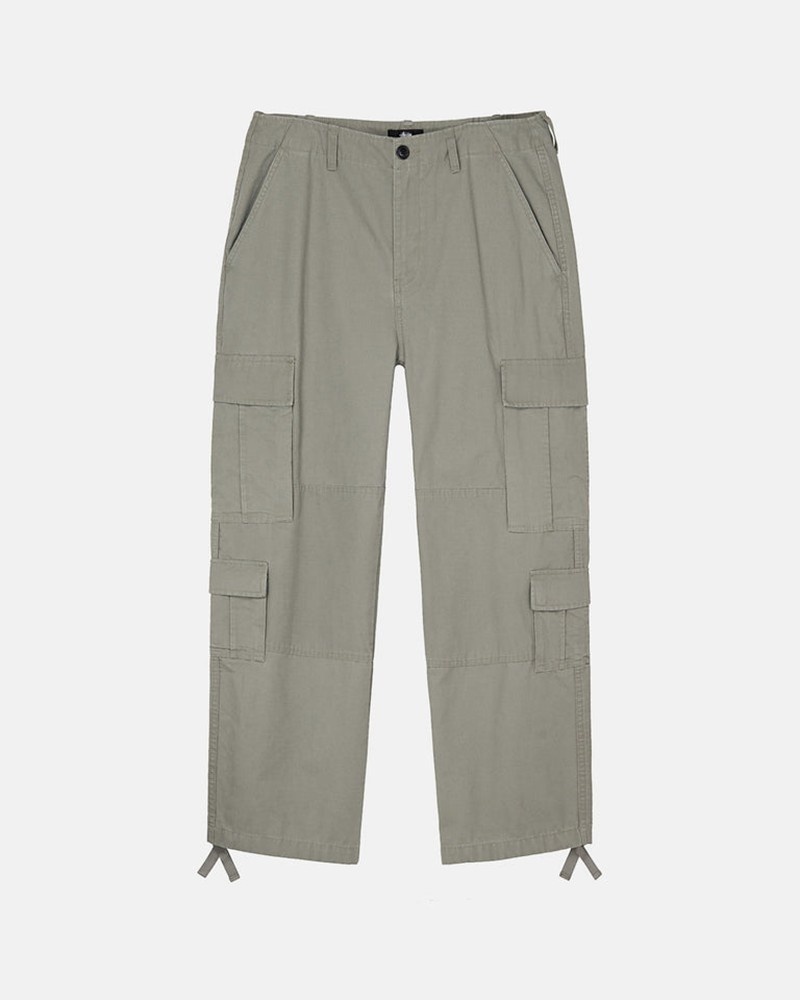 Calças Stussy SURPLUS CARGO RIPSTOP Verde Oliva | 21803-SFHO