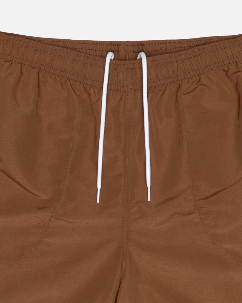 Calças Stussy WATER SHORT BIG BASIC Cafes | 70291-WURB