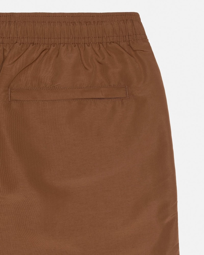 Calças Stussy WATER SHORT BIG BASIC Cafes | 70291-WURB