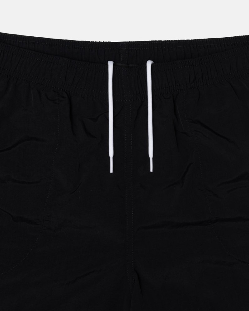 Calças Stussy WATER SHORT BIG BASIC Pretas | 76493-KBNH