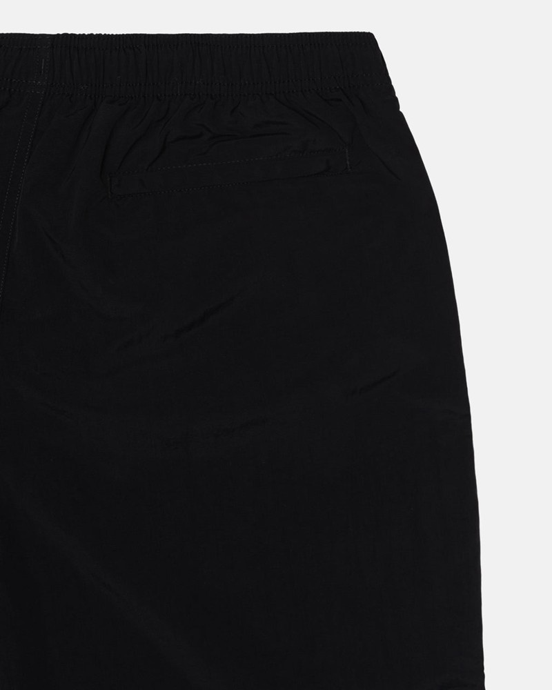 Calças Stussy WATER SHORT BIG BASIC Pretas | 76493-KBNH