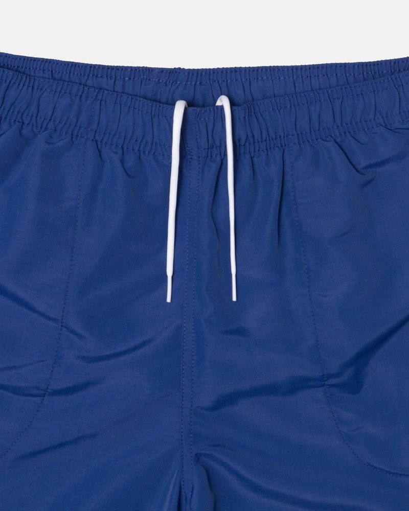 Calças Stussy WATER SHORT STOCK Azuis Escuro | 96213-NWKS