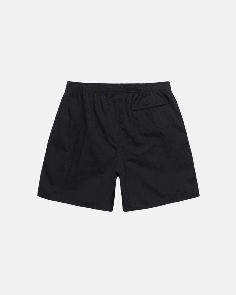 Calças Stussy WATER SHORT STOCK Pretas | 69124-CJBQ