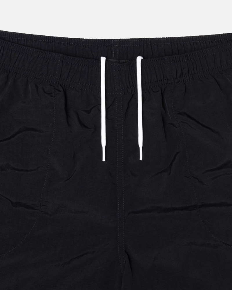 Calças Stussy WATER SHORT STOCK Pretas | 69124-CJBQ