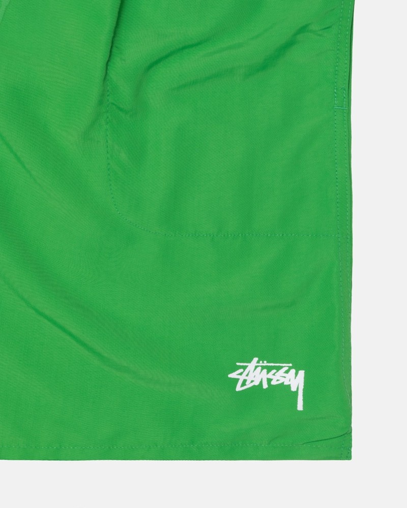 Calças Stussy WATER SHORT STOCK Verdes | 82650-ULVM