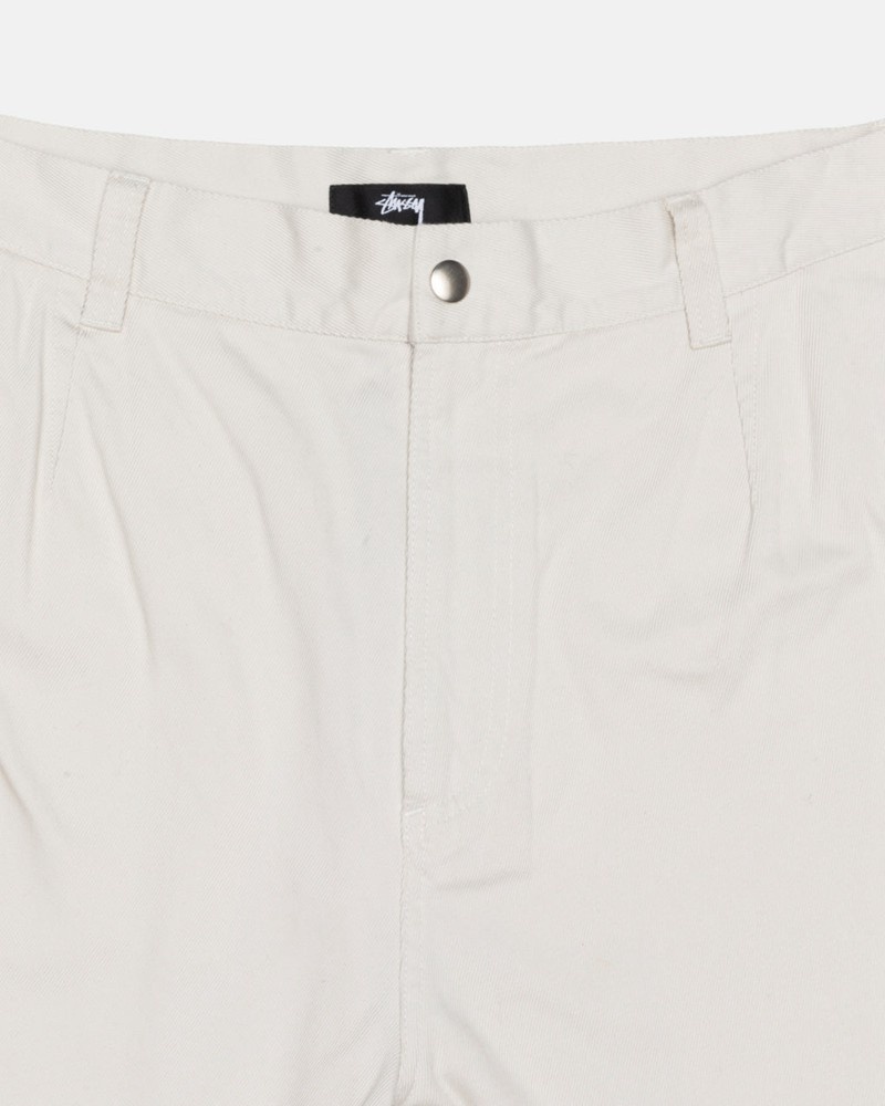 Calças Stussy WORKGEAR TROUSER TWILL Branco | 49276-PNXD