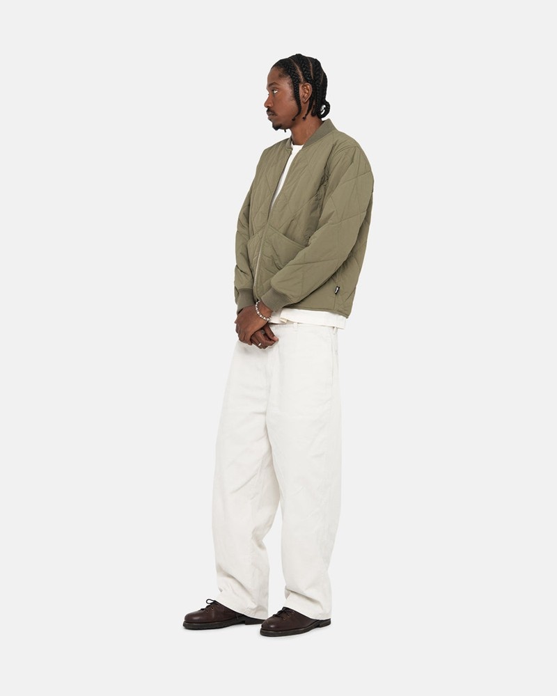 Calças Stussy WORKGEAR TROUSER TWILL Branco | 49276-PNXD