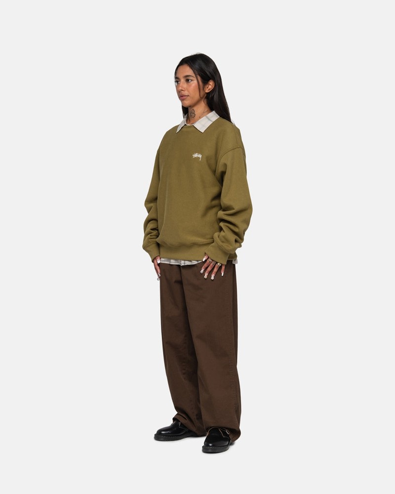 Calças Stussy WORKGEAR TROUSER TWILL Marrom | 68152-RIFT