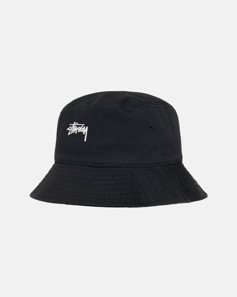 Chapéu Stussy BUCKET HAT STOCK Pretas | 31857-TCMW