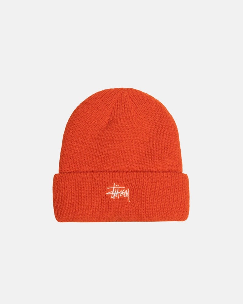 Chapéu Stussy CUFF BEANIE BASIC Laranja | 72951-RQSX