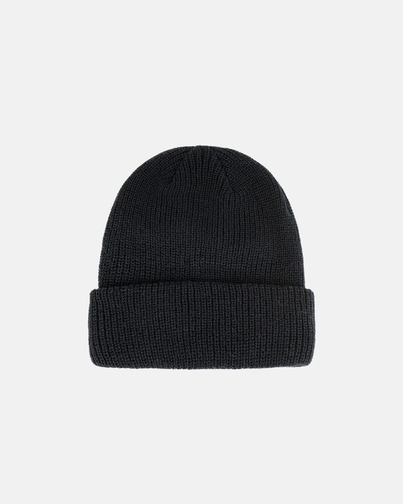 Chapéu Stussy CUFF BEANIE BASIC Pretas | 25641-TLRC