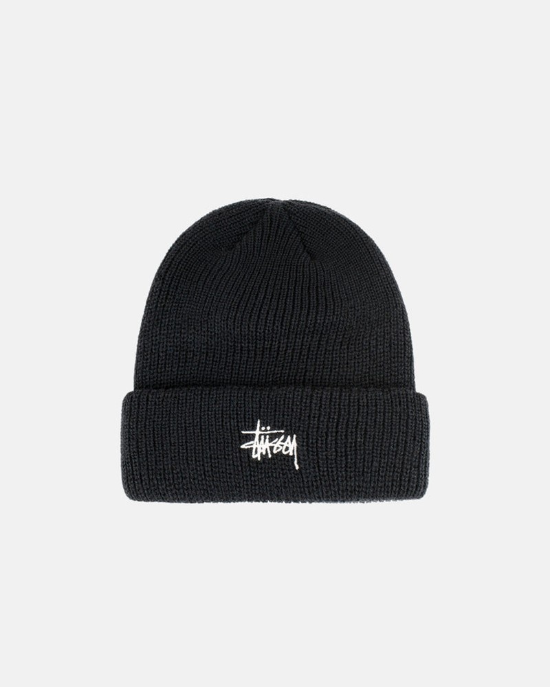 Chapéu Stussy CUFF BEANIE BASIC Pretas | 25641-TLRC