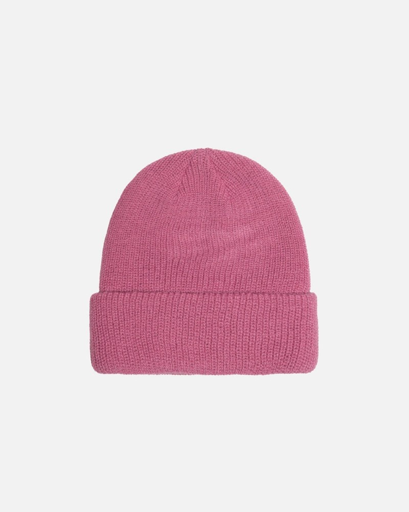 Chapéu Stussy CUFF BEANIE BASIC Rosa | 73954-FWTJ