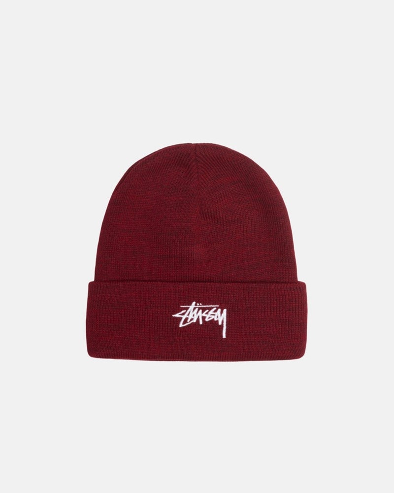 Chapéu Stussy CUFF BEANIE STOCK Vermelhas | 31247-THIV