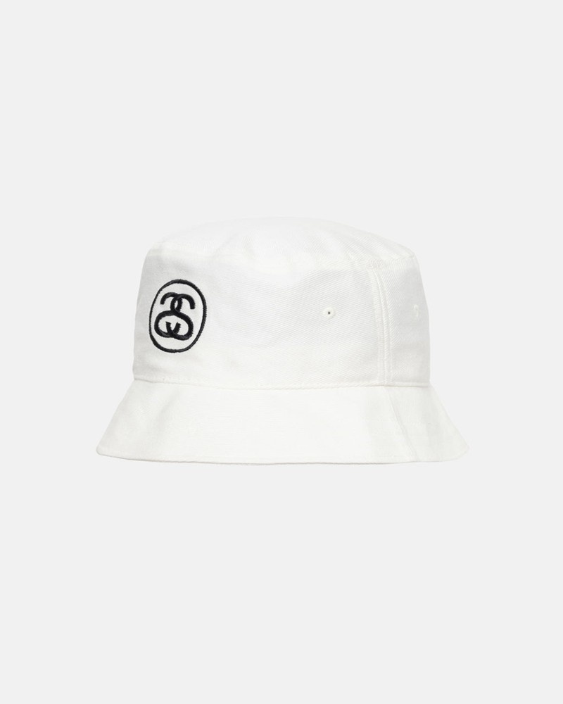 Chapéu Stussy DEEP BUCKET HAT SS LINK Branco | 96571-PGUW