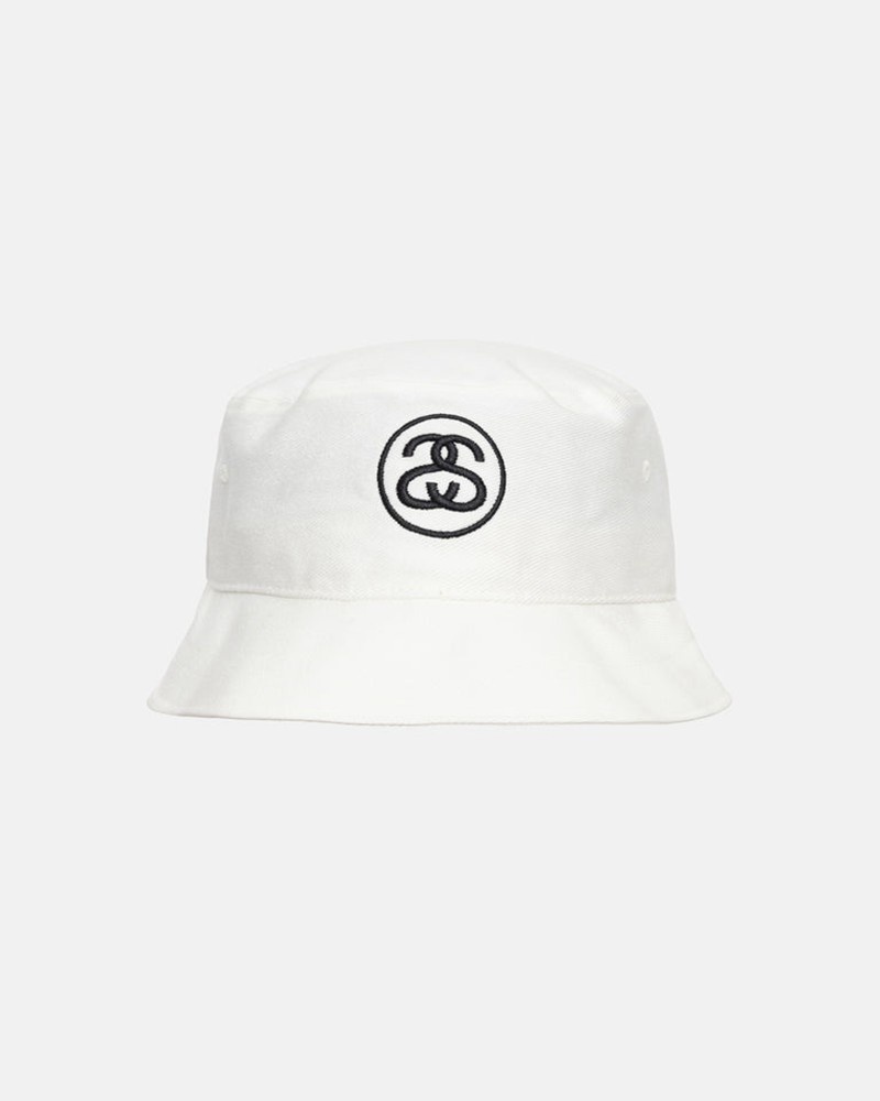 Chapéu Stussy DEEP BUCKET HAT SS LINK Branco | 96571-PGUW