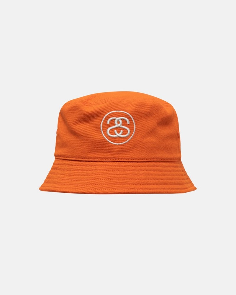 Chapéu Stussy DEEP BUCKET HAT SS LINK Laranja | 50847-VWOC