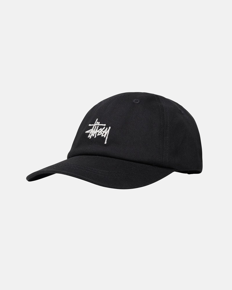 Chapéu Stussy LOW PRO BASIC STOCK STRAPBACK Pretas | 59471-PNEH