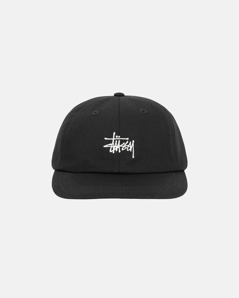 Chapéu Stussy LOW PRO BASIC STOCK STRAPBACK Pretas | 59471-PNEH