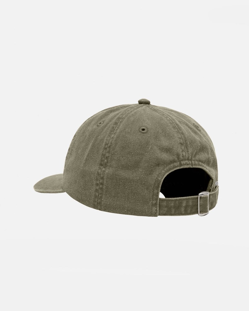 Chapéu Stussy LOW PRO BASIC WASHED STRAPBACK Verde Oliva | 85302-BDLF