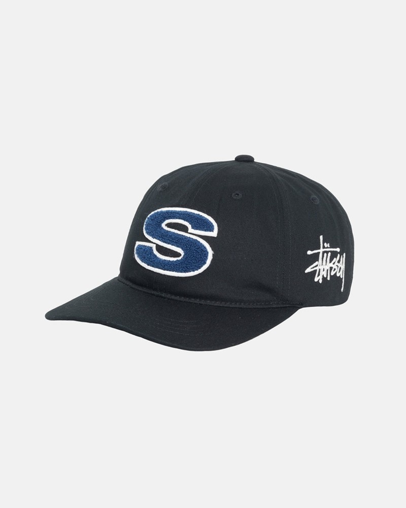 Chapéu Stussy LOW PRO CHENILLE S SNAPBACK Pretas | 93421-HSWG