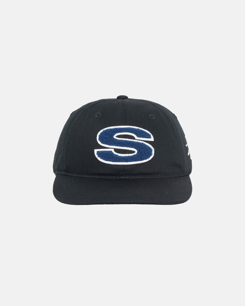 Chapéu Stussy LOW PRO CHENILLE S SNAPBACK Pretas | 93421-HSWG