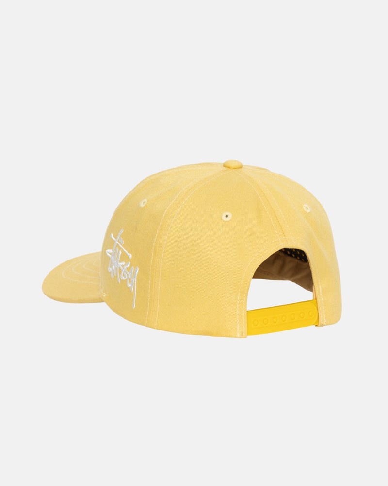 Chapéu Stussy LOW PRO CHENILLE S SNAPBACK Mostarda | 12078-OMRQ