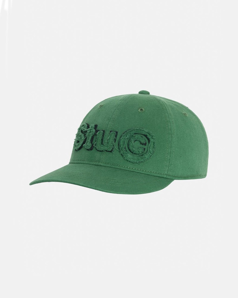 Chapéu Stussy LOW PRO COPYRIGHT APPLIQUE STRAPBACK Verdes | 53849-LAPQ