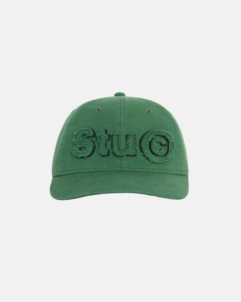 Chapéu Stussy LOW PRO COPYRIGHT APPLIQUE STRAPBACK Verdes | 53849-LAPQ