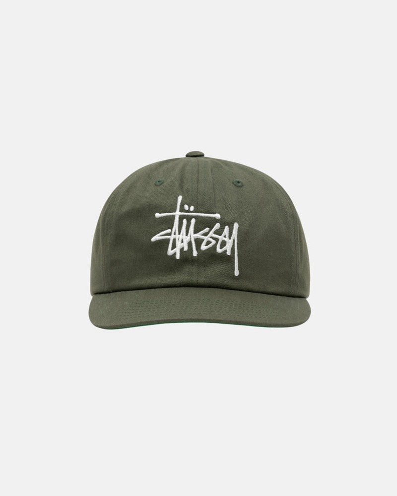 Chapéu Stussy MID-DEPTH BASIC STRAPBACK Verde Oliva | 48362-LGMN