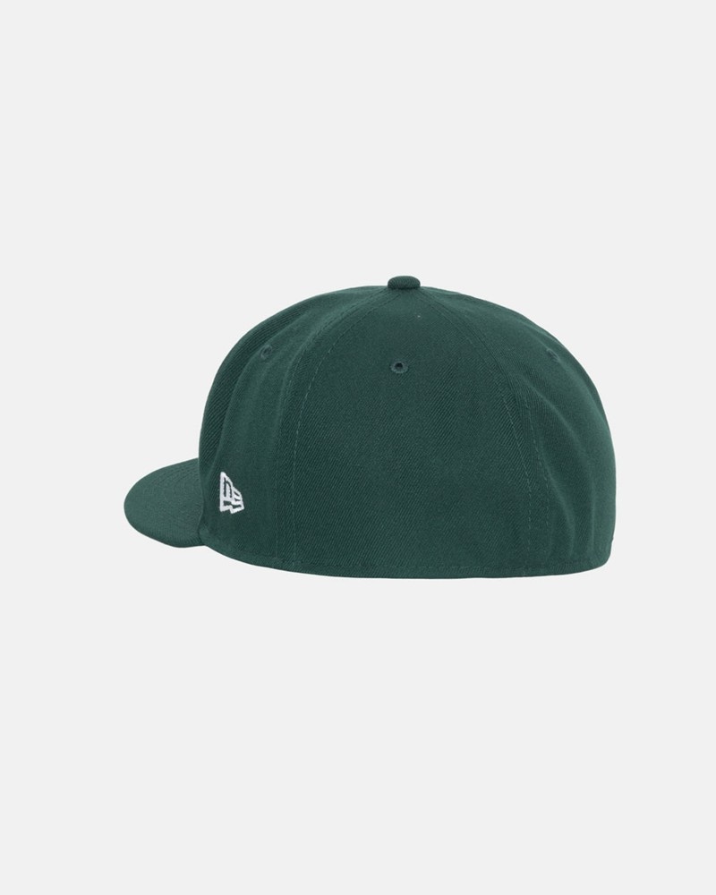 Chapéu Stussy NEW ERA 59FIFTY CURLY S Verdes | 48139-PDJF