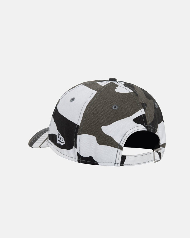 Chapéu Stussy NEW ERA 9TWENTY BASIC STRAPBACK Branco Camufladas | 29357-QKRA