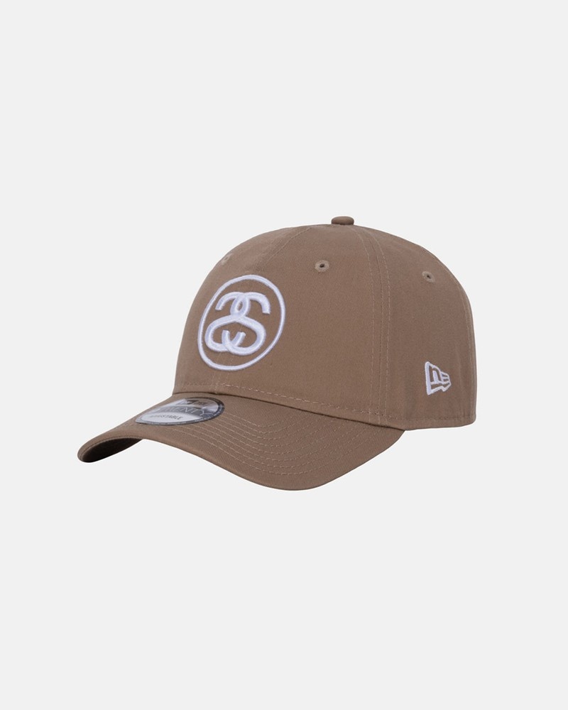 Chapéu Stussy NEW ERA 9TWENTY SS LINK STRAPBACK Caqui | 03579-LSHB