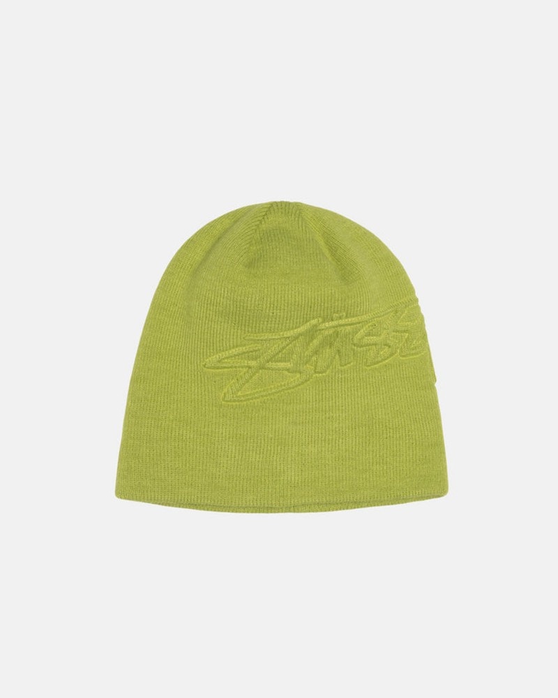 Chapéu Stussy SKULLCAP EMBOSSED SMOOTH STOCK Luz Verdes | 59327-WEVK