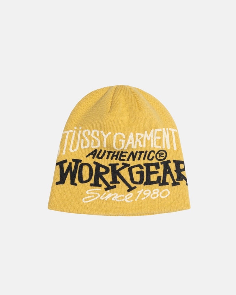 Chapéu Stussy SKULLCAP WORKGEAR PRINT Mostarda | 56209-QWPI