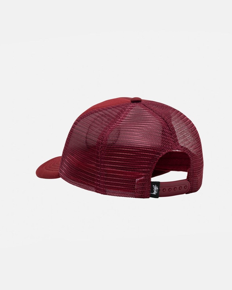 Chapéu Stussy TRUCKER 8 BALL SNAPBACK Vermelhas | 94761-PIUZ