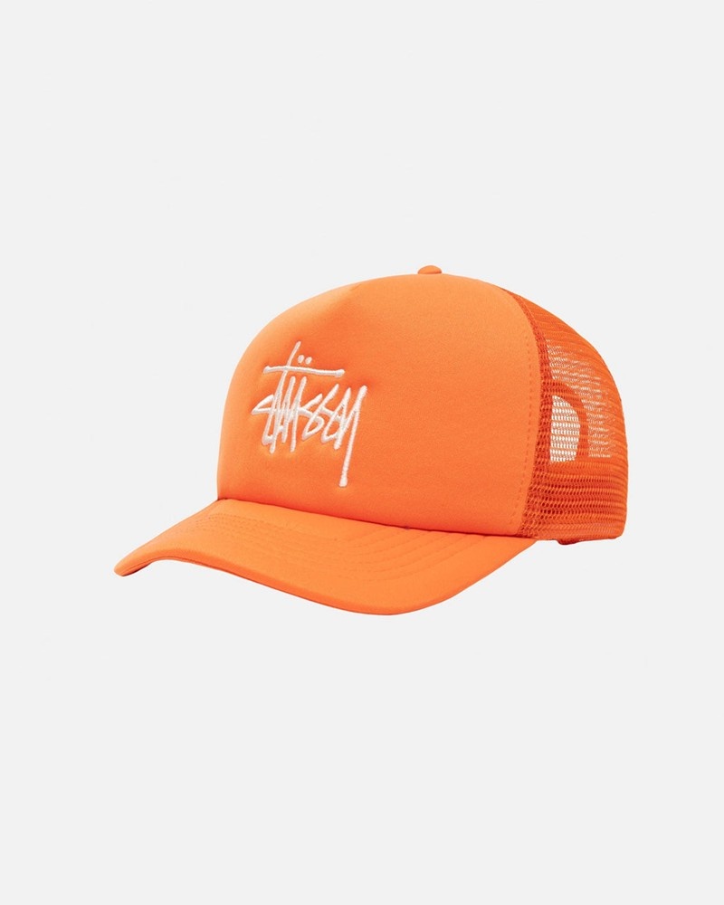 Chapéu Stussy TRUCKER BIG BASIC SNAPBACK Laranja | 53614-YPCB