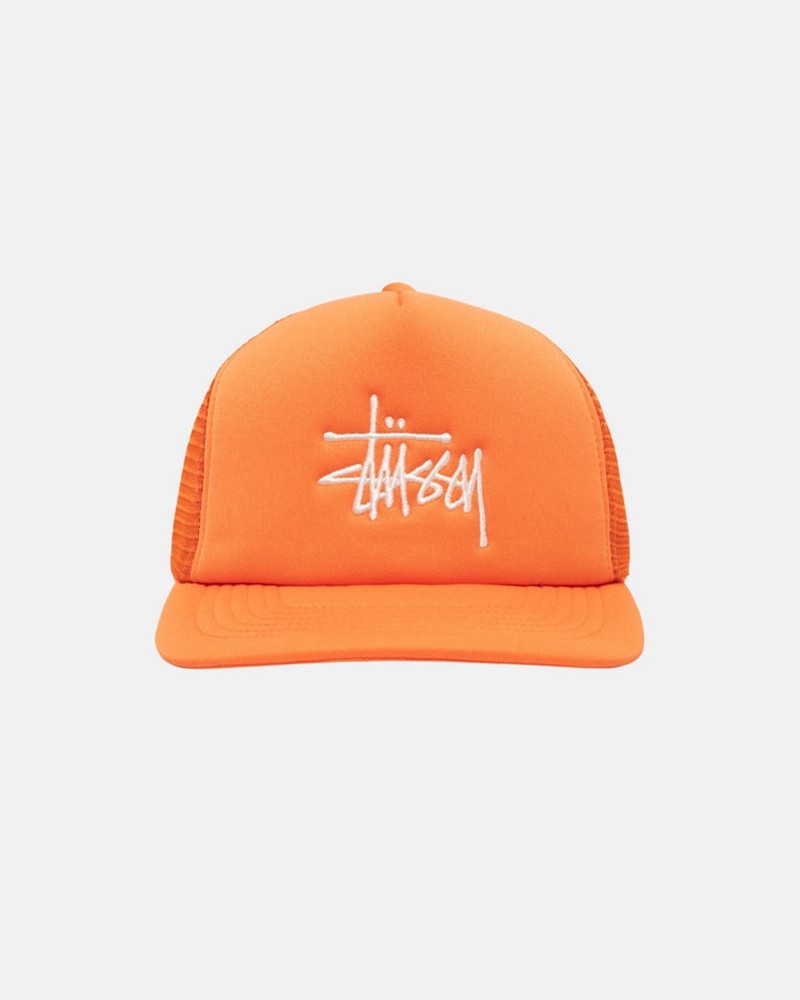 Chapéu Stussy TRUCKER BIG BASIC SNAPBACK Laranja | 53614-YPCB