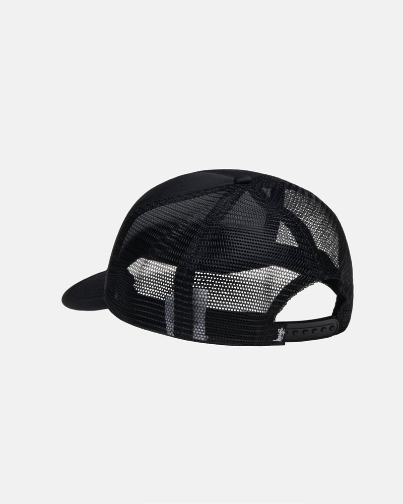 Chapéu Stussy TRUCKER SS-LINK SNAPBACK Pretas | 64789-AMTN