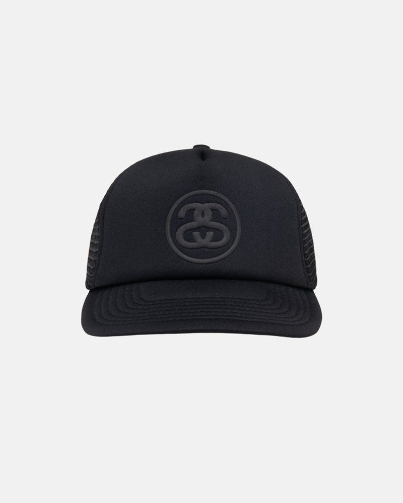 Chapéu Stussy TRUCKER SS-LINK SNAPBACK Pretas | 64789-AMTN